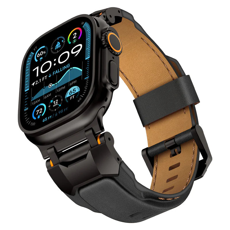 Airfoil Wings Leatcher Band For Apple Watch
