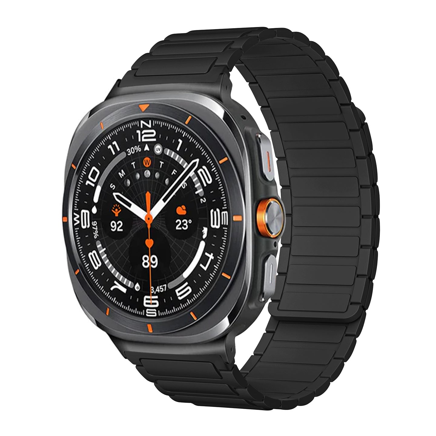 Sports Silicone Magnetic Band For Samsung Galaxy Watch Ultra/7/6/5/4