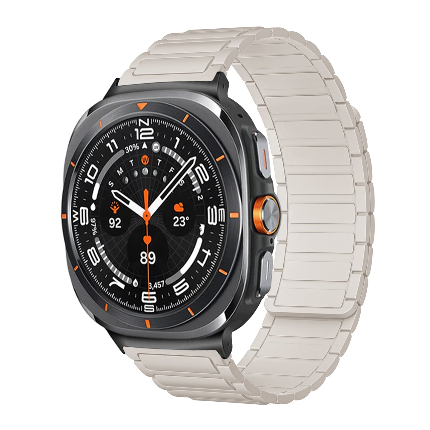 Sports Silicone Magnetic Band For Samsung Galaxy Watch Ultra/7/6/5/4