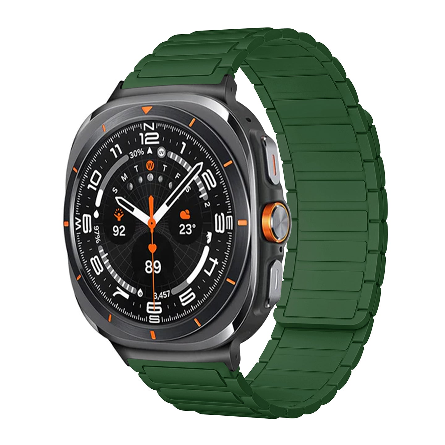 Sports Silicone Magnetic Band For Samsung Galaxy Watch Ultra/7/6/5/4