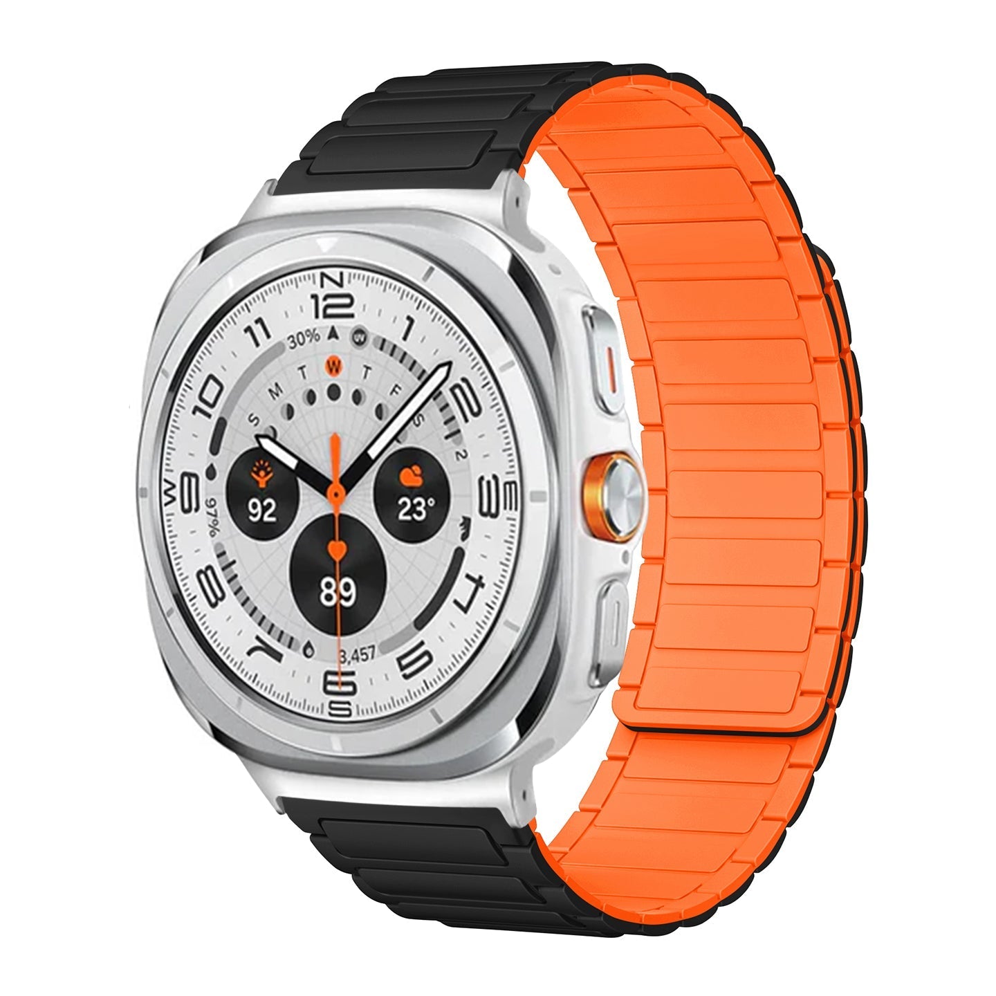 Sports Silicone Magnetic Band For Samsung Galaxy Watch Ultra/7/6/5/4