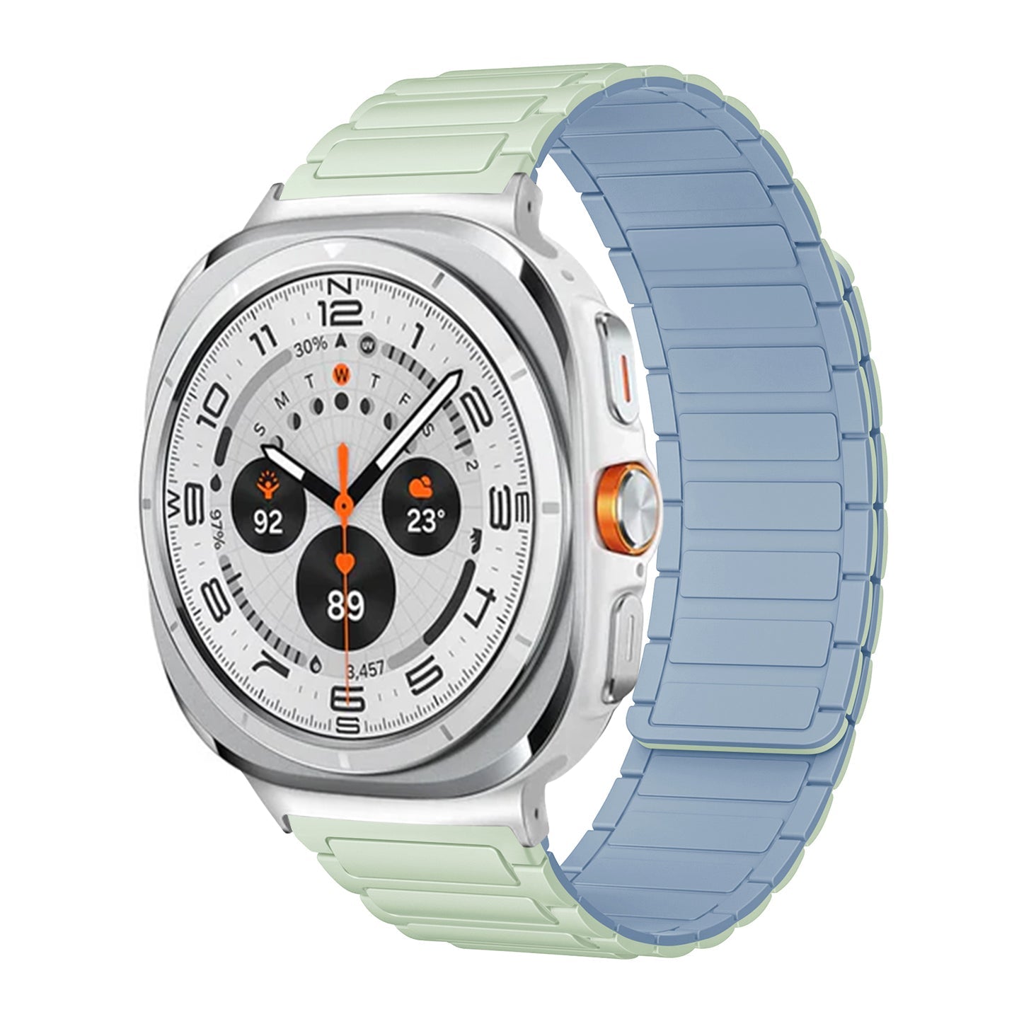 Sports Silicone Magnetic Band For Samsung Galaxy Watch Ultra/7/6/5/4