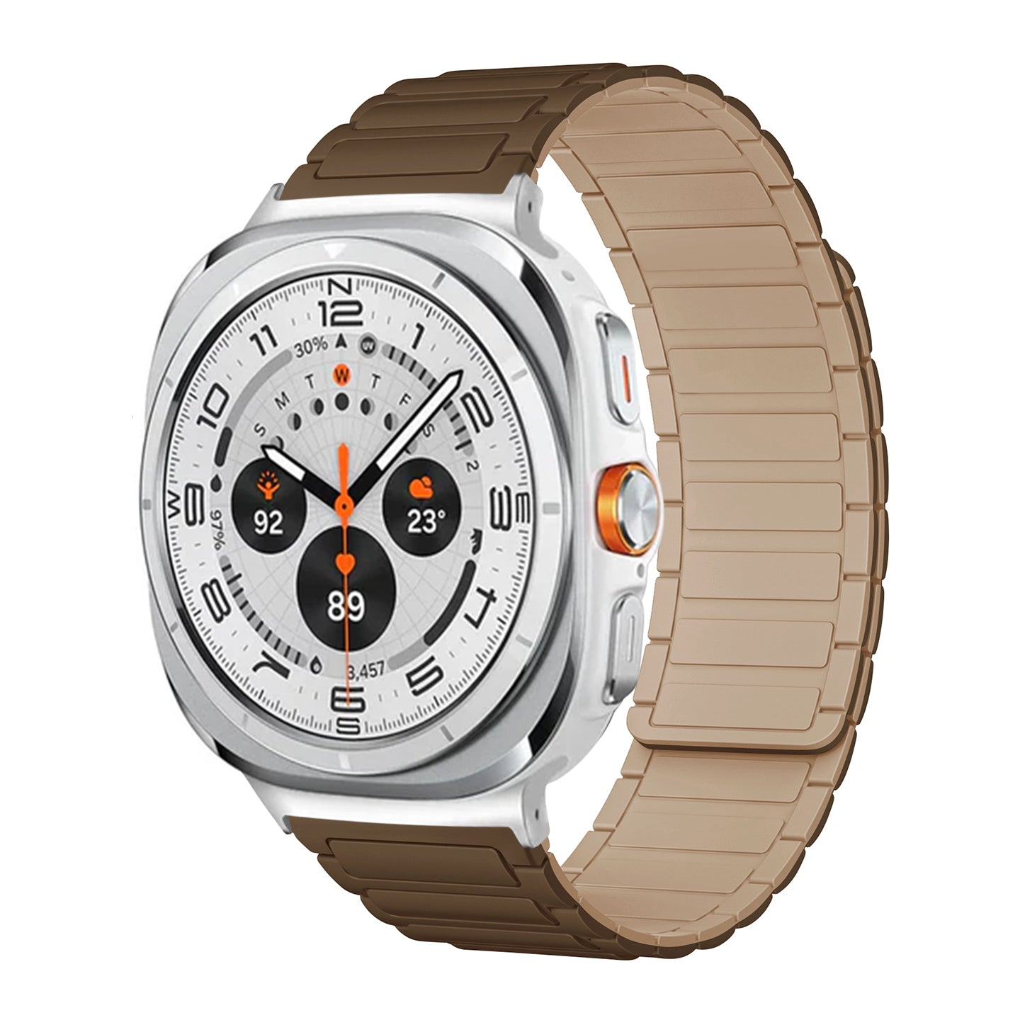 Sports Silicone Magnetic Band For Samsung Galaxy Watch Ultra/7/6/5/4