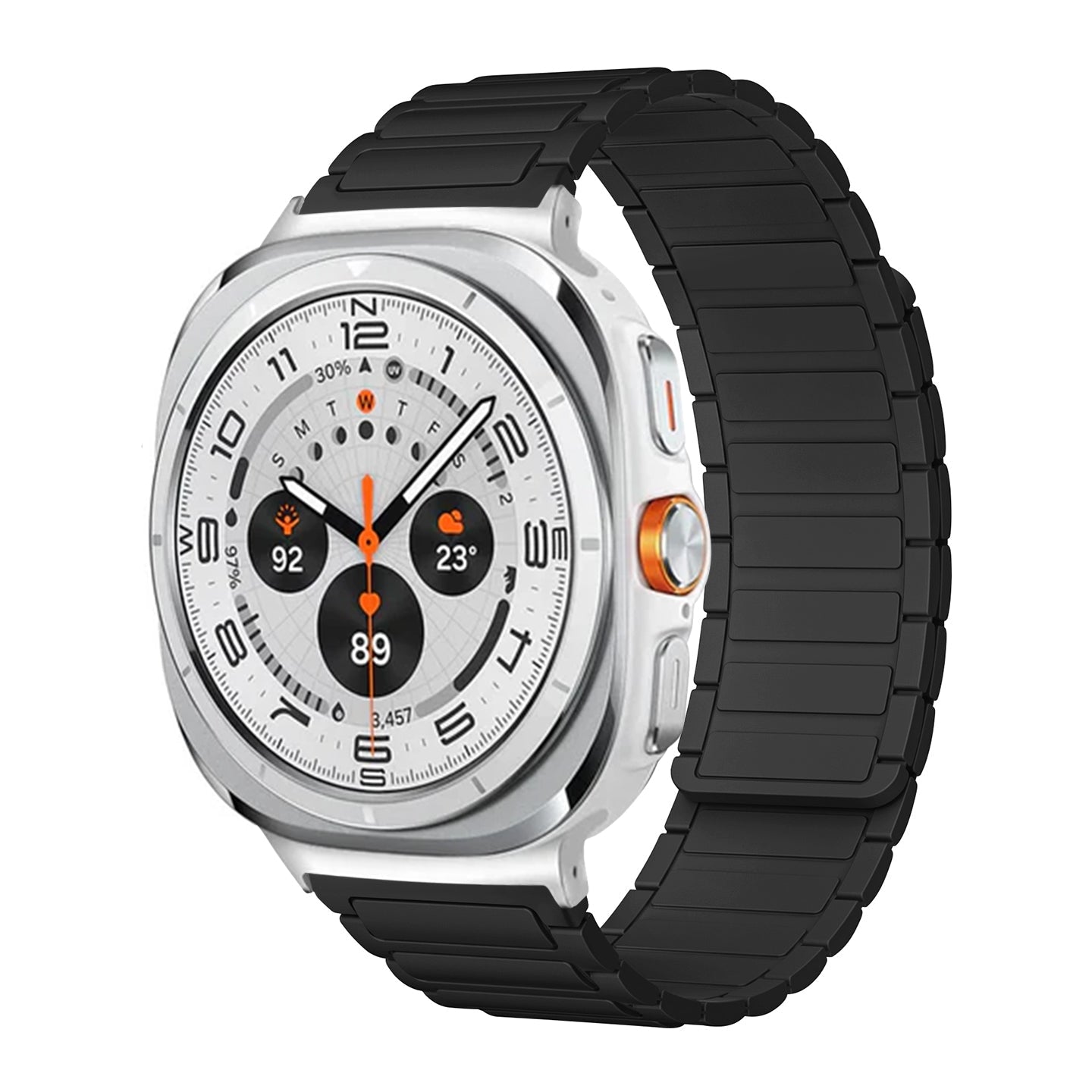 Sports Silicone Magnetic Band For Samsung Galaxy Watch Ultra/7/6/5/4