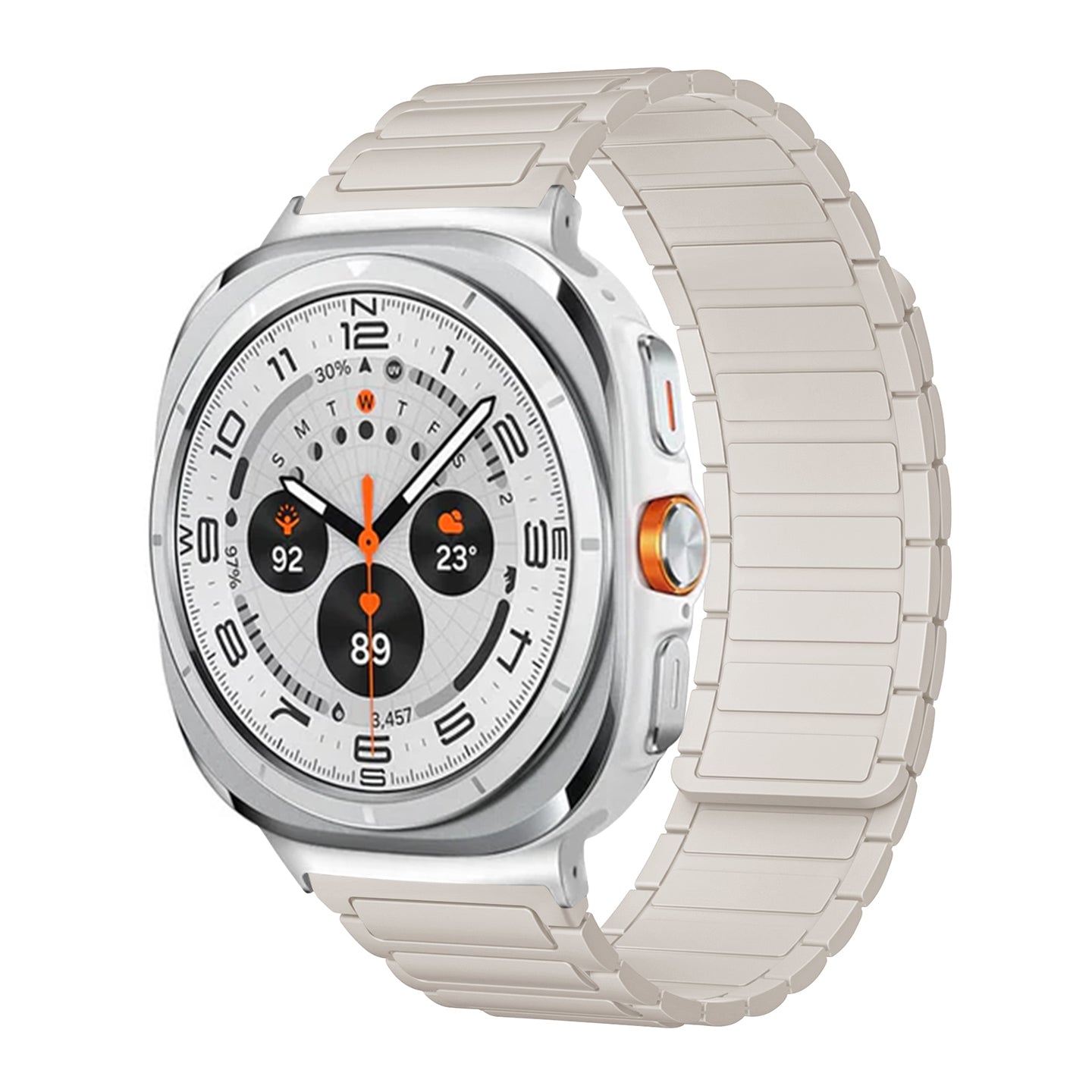 Sports Silicone Magnetic Band For Samsung Galaxy Watch Ultra/7/6/5/4