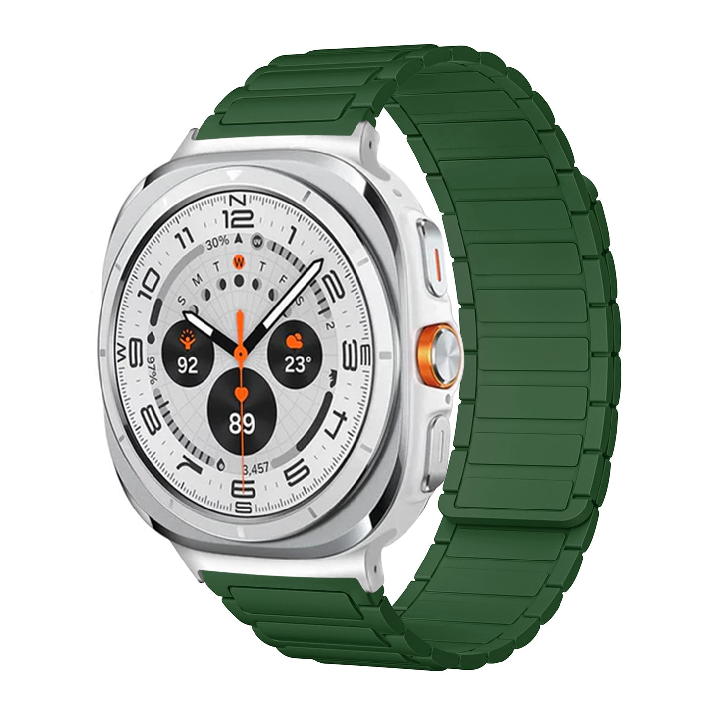 Sports Silicone Magnetic Band For Samsung Galaxy Watch Ultra/7/6/5/4