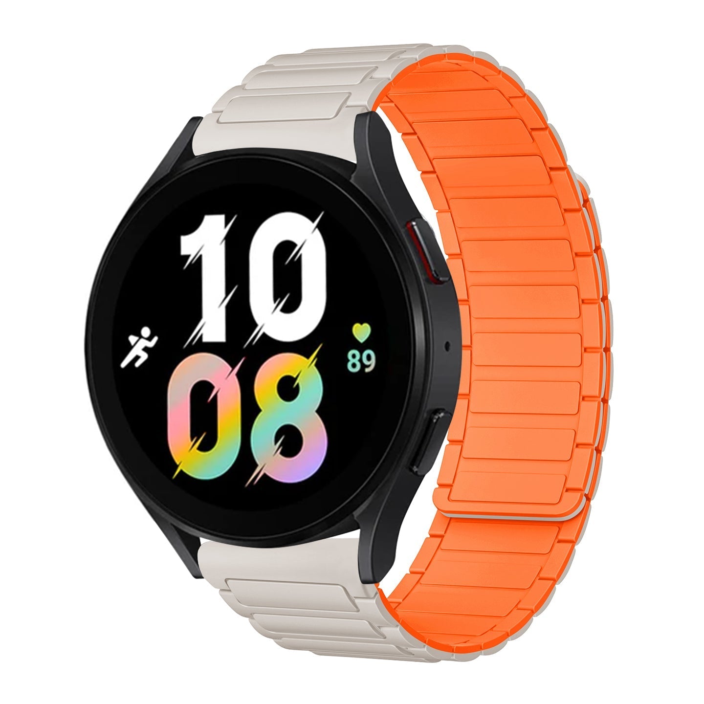 Silicone Magnetic Loop Watch Band For Samsung Galaxy Watch 4 / 5 / 6/7
