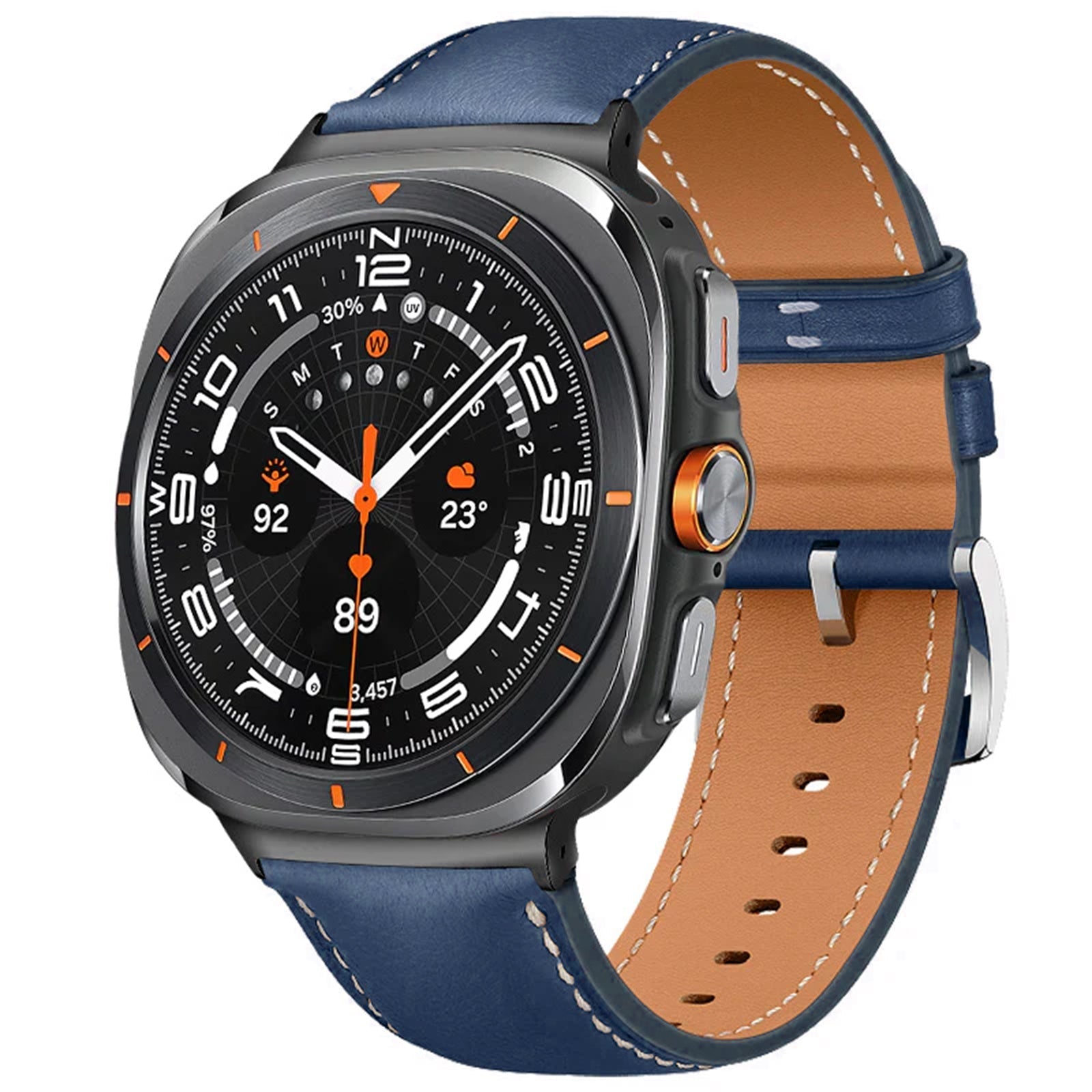 Business Genuine Leather Watch For Samsung Galaxy Watch Ultra