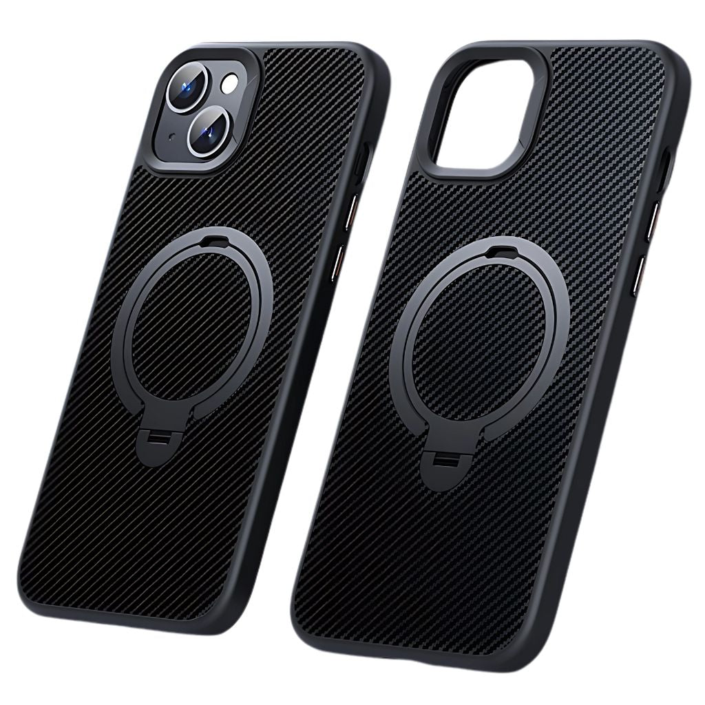 Carbon Fiber Magnetic Shield Phone Case