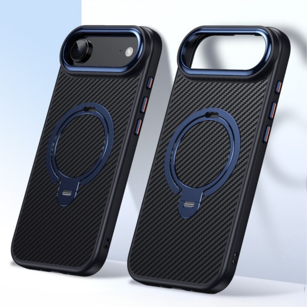 Carbon Fiber Magnetic Shield Phone Case
