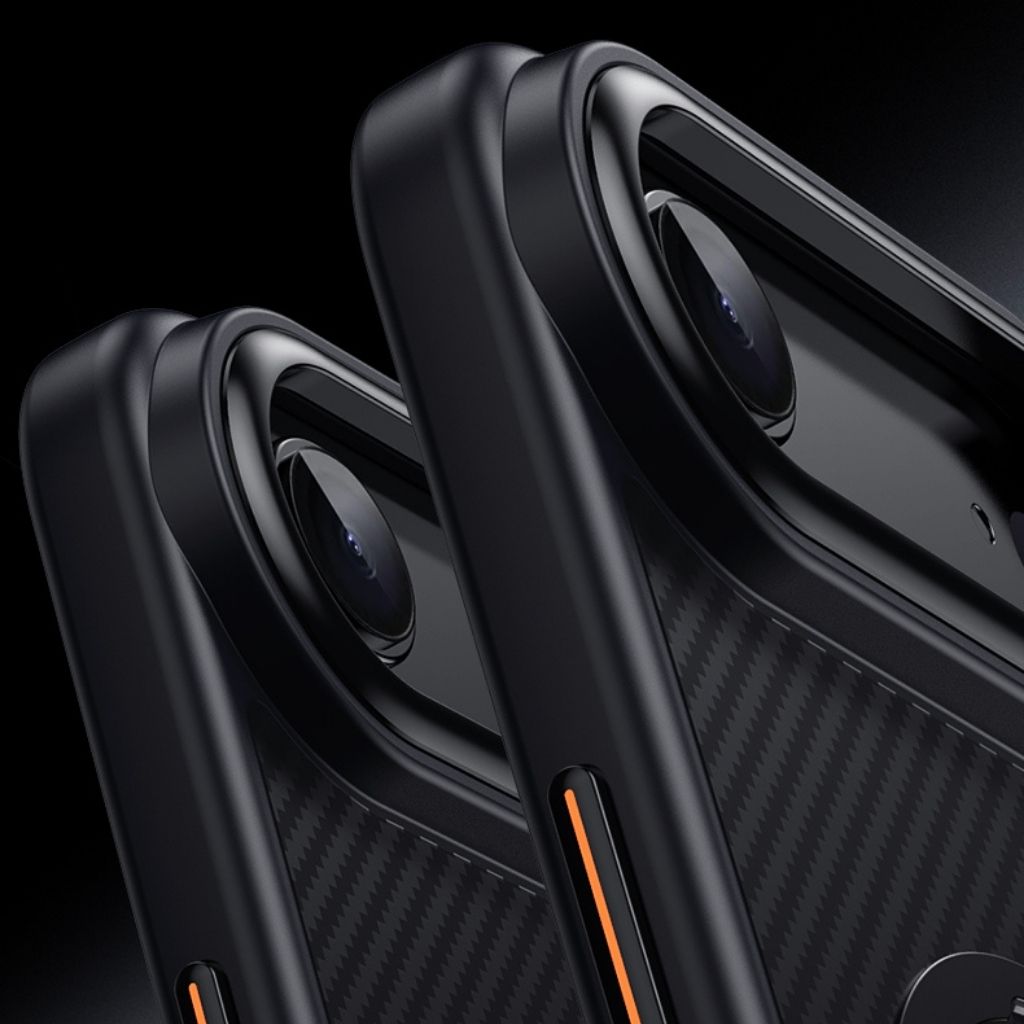 Carbon Fiber Magnetic Shield Phone Case