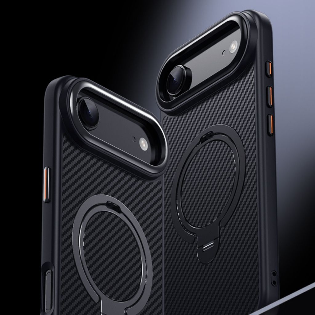 Carbon Fiber Magnetic Shield Phone Case