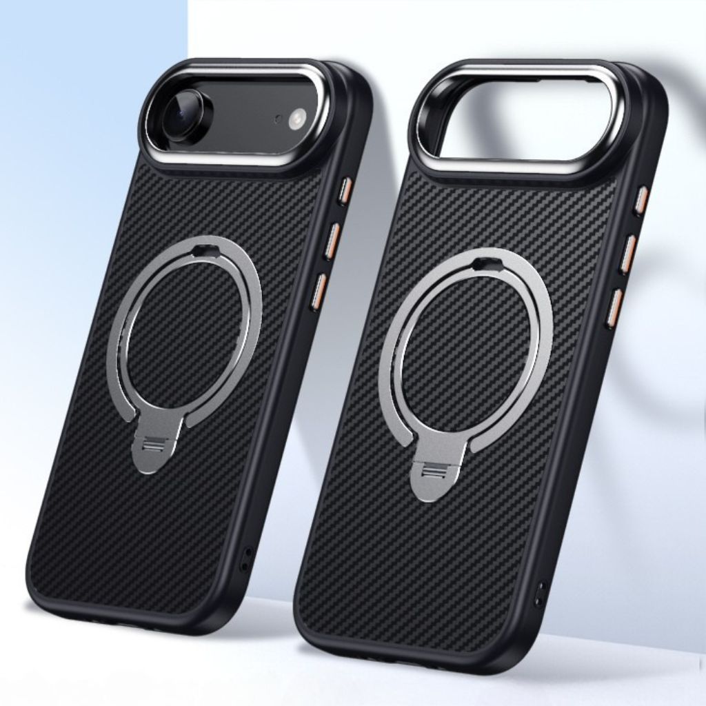 Carbon Fiber Magnetic Shield Phone Case