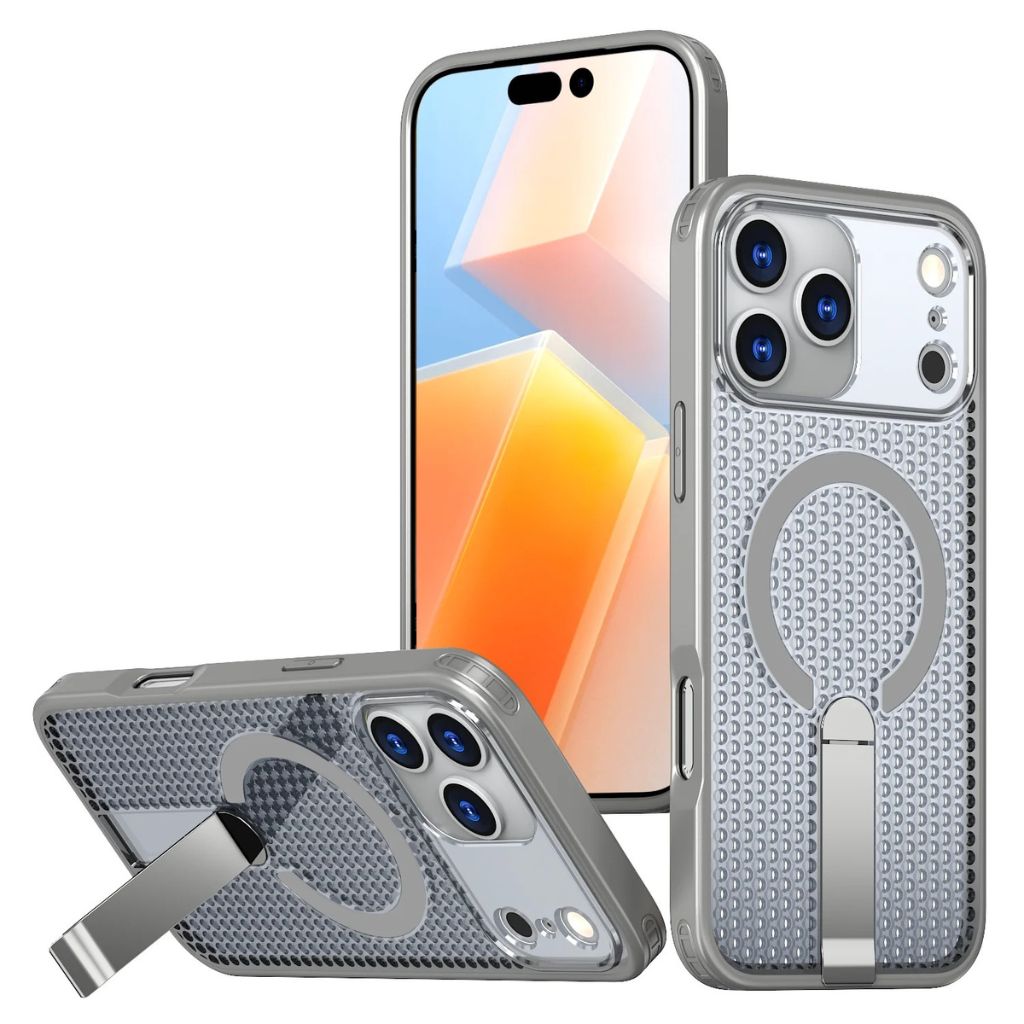 Breathable Mesh Magnetic Phone Case